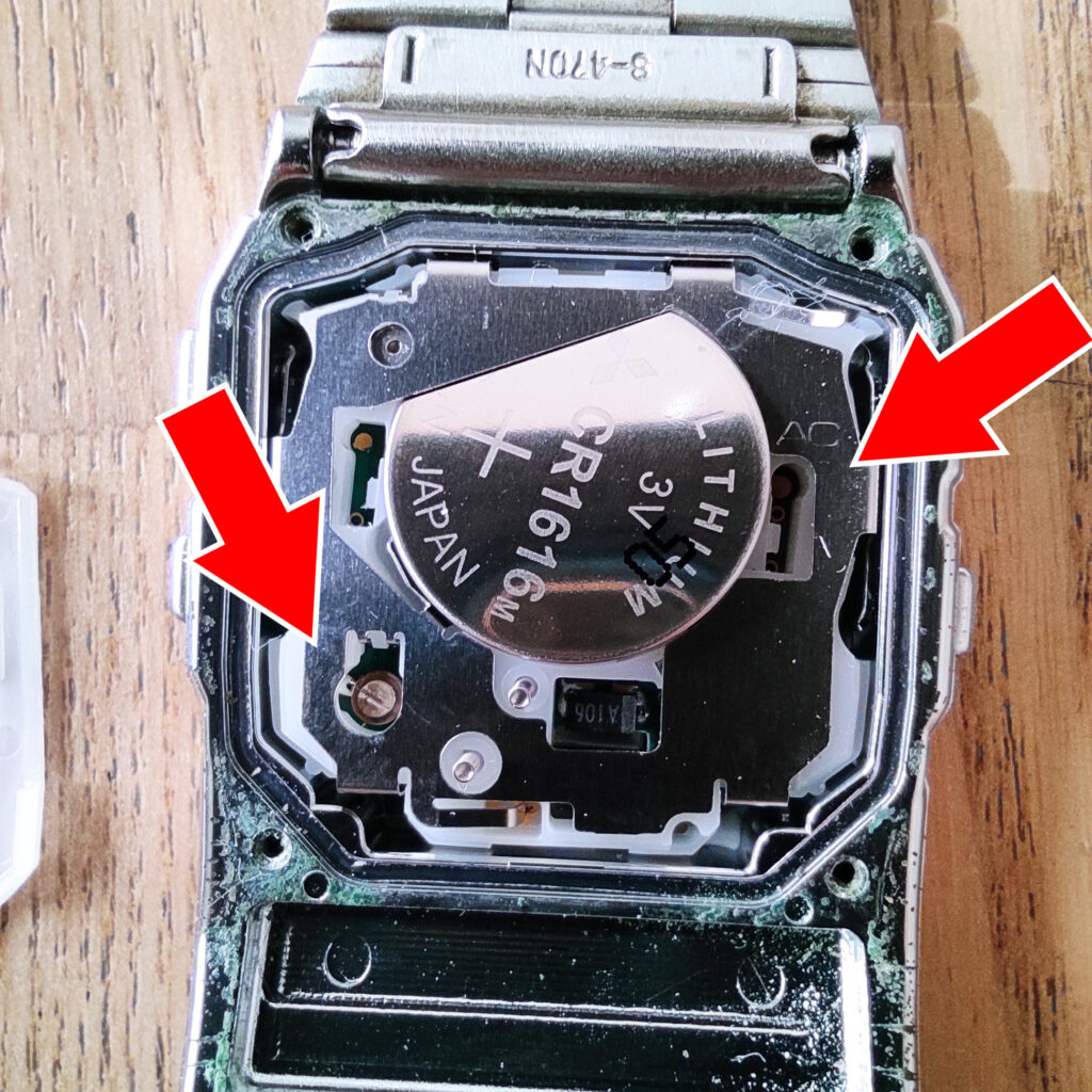 CASIO DATABANK（カシオ データバンク）DBC-610の電池を交換。時刻