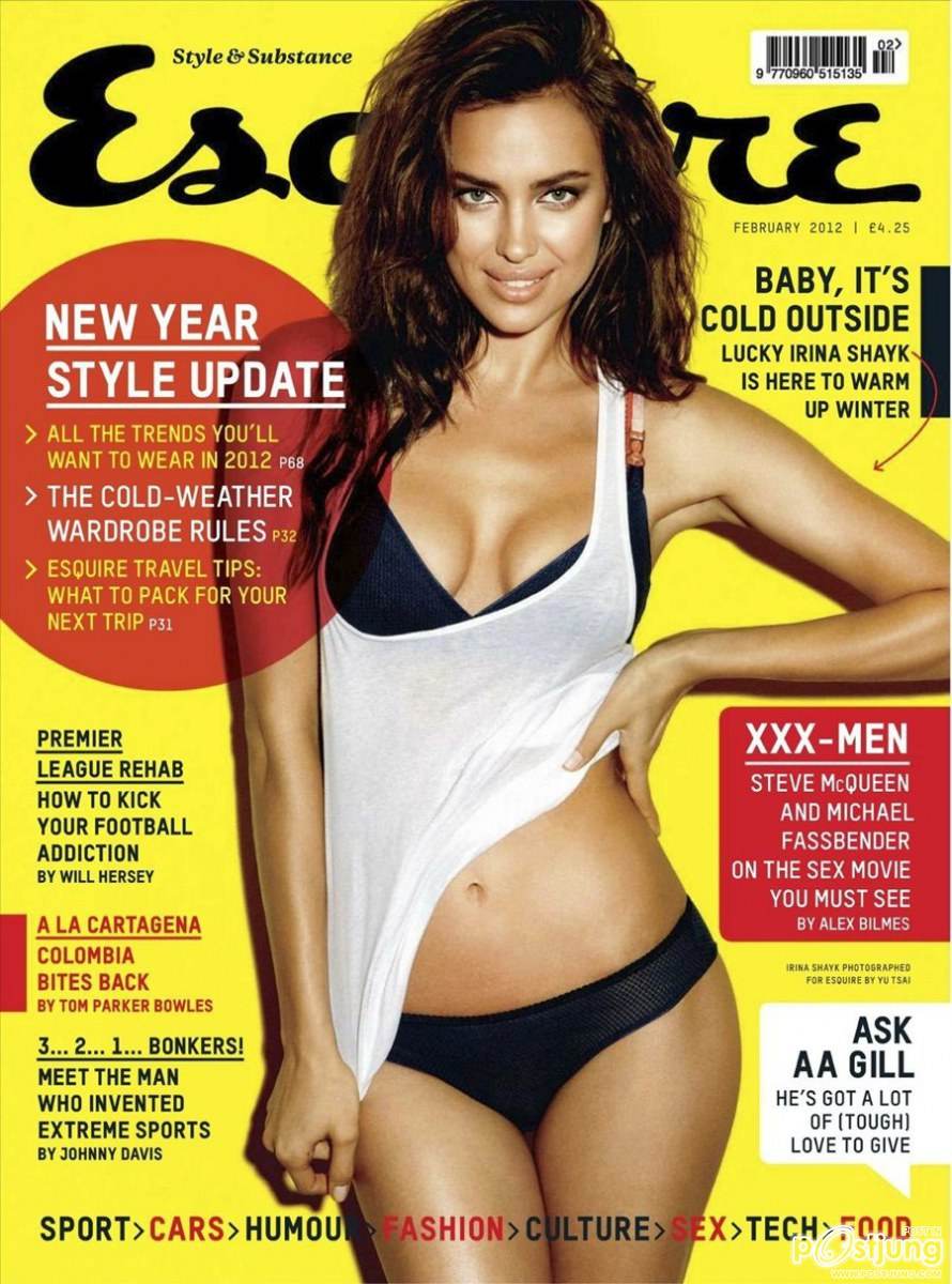 Irina Shayk @ Esquire UK February 2012