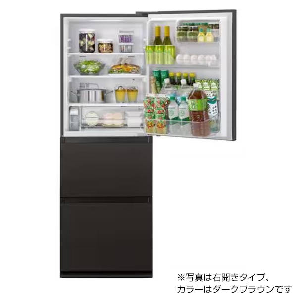 PANASONIC NR-C344GCL-N サテンゴールド [冷蔵庫 (335L・左開き