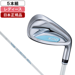 日本正規品】 DUNLOP XXIO 14 レディス ブルー アイアンセット5本組(#7