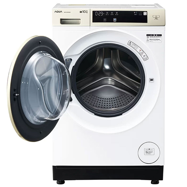 AQUA AQW-DM10R-L-W ホワイト まっ直ぐドラム2.0 [ドラム式洗濯乾燥機