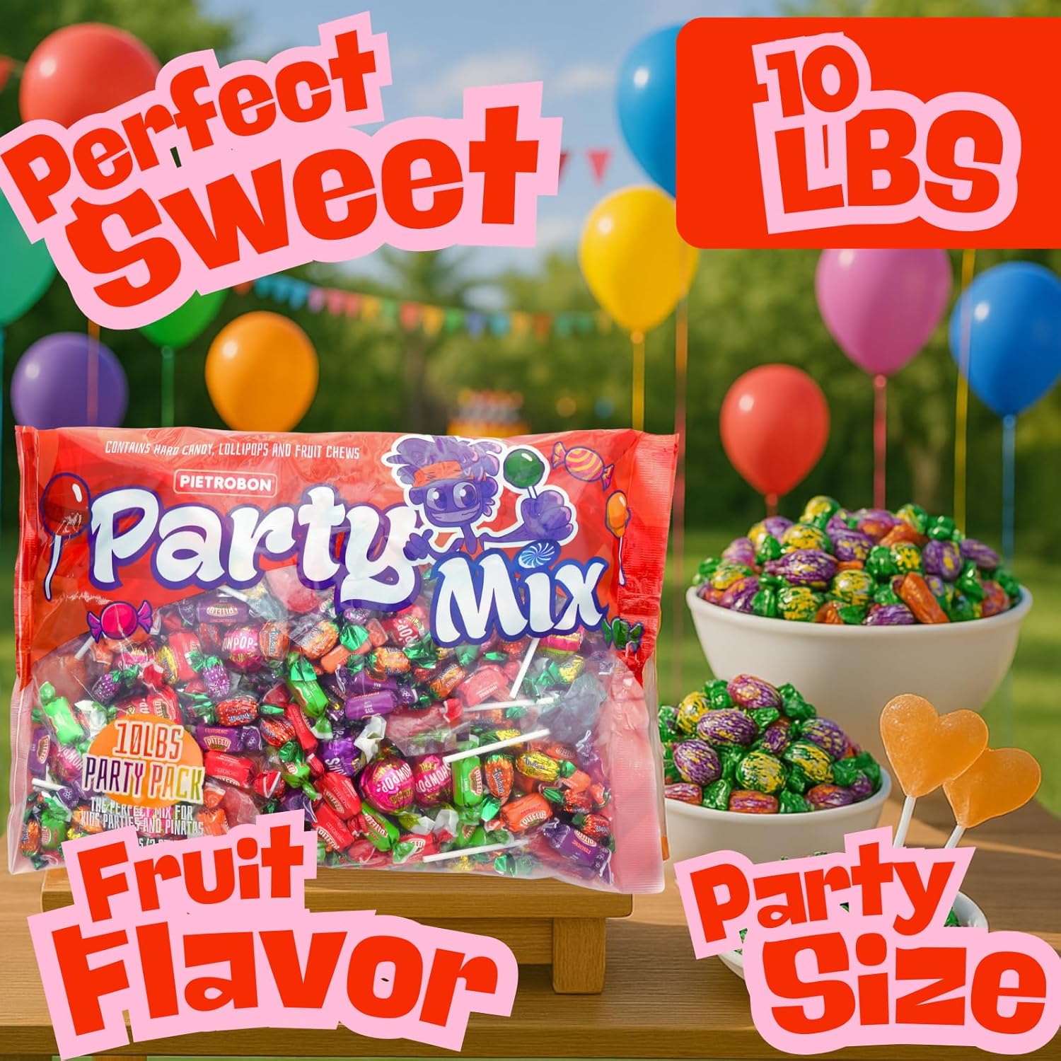 Bulk Party Mix - 10 Pounds - Piñata Candies - Variety Parade