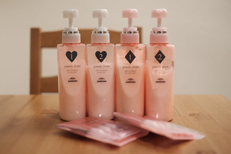 ミルボン ジェミールフランシリーズの2ステップサロントリートメント