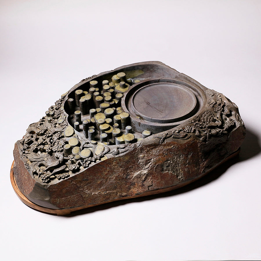 宋坑 彫花硯 加厚 表眼柱 – PIGMENT TOKYO