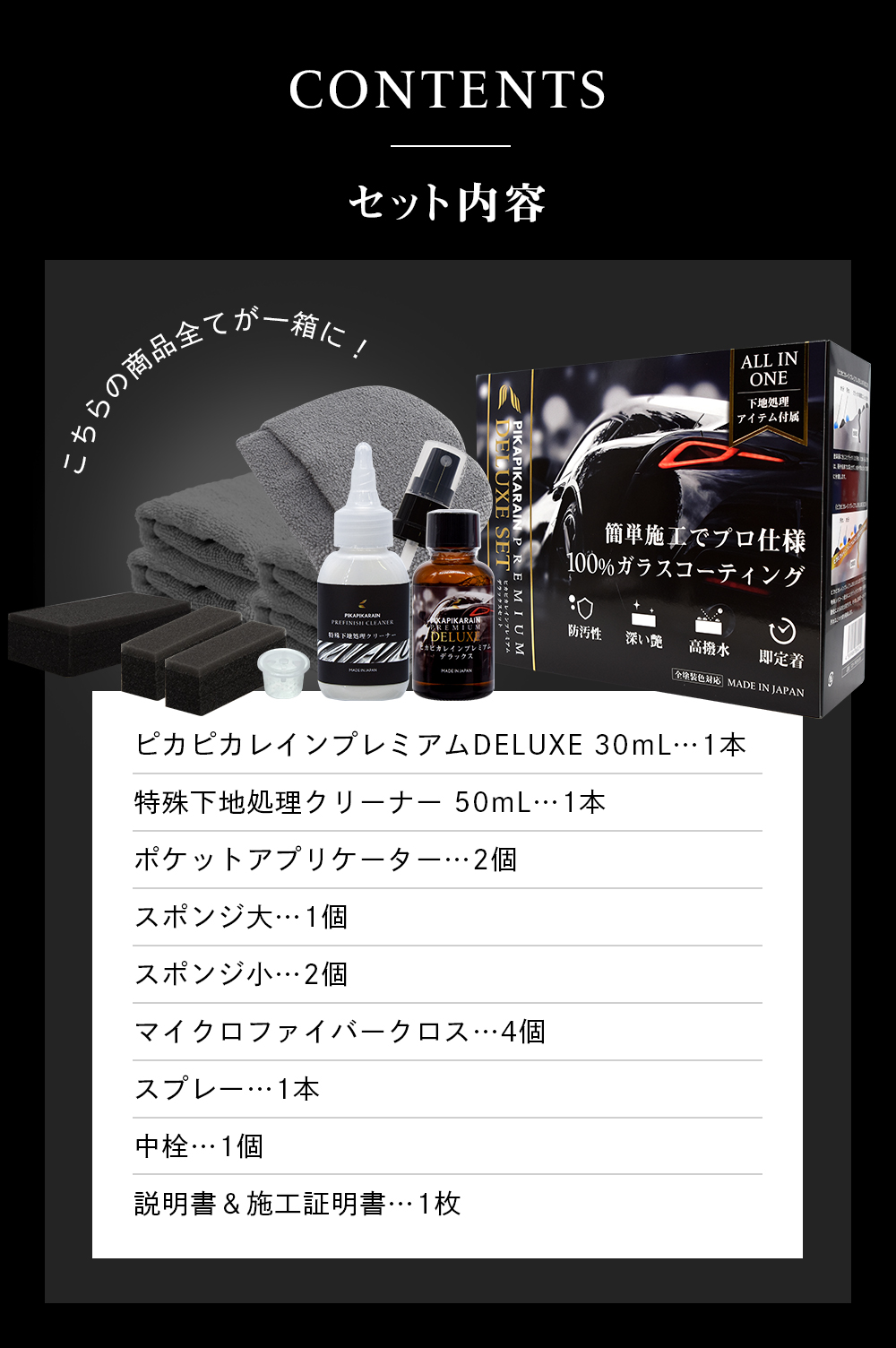 ピカピカレインプレミアム【滑水性】 | すべての商品 | 車のガラス