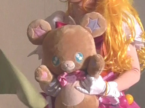 大きなモフルンぬいぐるみ」ショーで使われているものと同じ大きさ