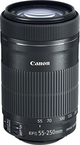 Canon EF S55 250mm F4 5.6 IS STM Telephoto Zoom Lens for EOS DSLR