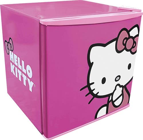 Best Buy: Hello Kitty 1.7 Cu. Ft. Compact Refrigerator Pink FR17-HK