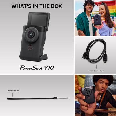Canon PowerShot V10 4K Video 20.9 Megapixel Digital Camera for