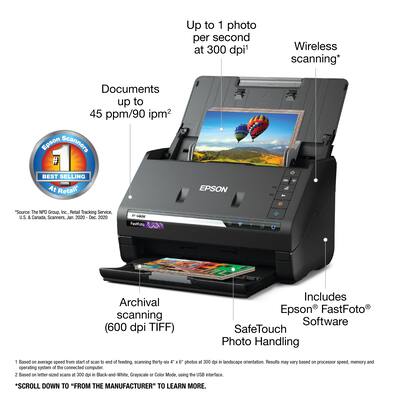 Epson FastFoto FF 680W Wireless High speed Photo Scanning System