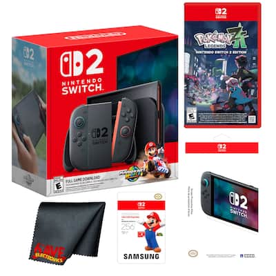 Switch 2, Mario Kart World Bundle, Pokémon Legends: Z A, Bundle