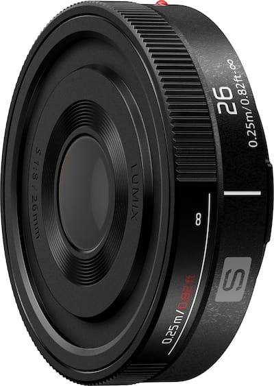 Panasonic LUMIX S 26mm F8 (S R26) Fixed Focal Length Pancake Lens