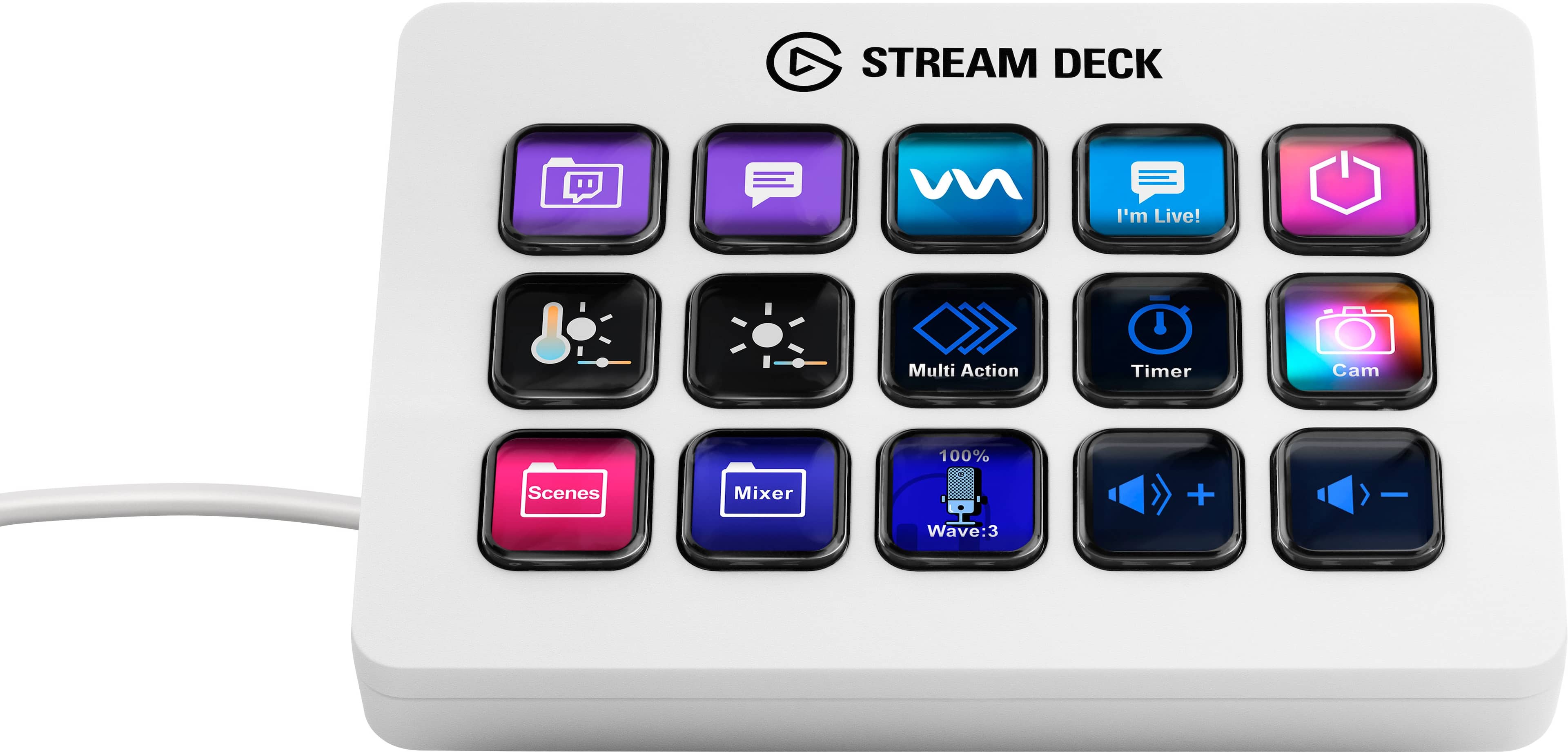 Elgato Stream Deck MK.2 ホワイト 15ボタン Amazon.com: Elgato