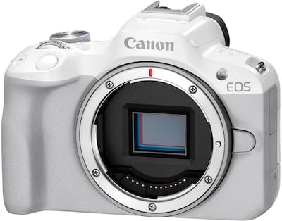 Canon EOS R50 4K Video Mirrorless Camera (Body Only) White