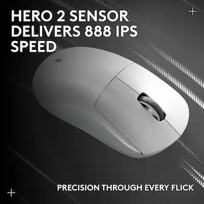 Logitech PRO X SUPERLIGHT 2c LIGHTSPEED Lightweight Compact