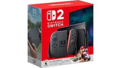 Switch 2 Console with Mario Kart World and The Legend of Zelda