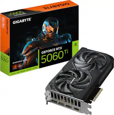 GIGABYTE NVIDIA GeForce RTX 5060 Ti WINDFORCE OC 8G GDDR7 PCI