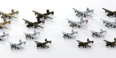 S64 1/700 WWII アメリカ軍用機セット 3 – ピットロード