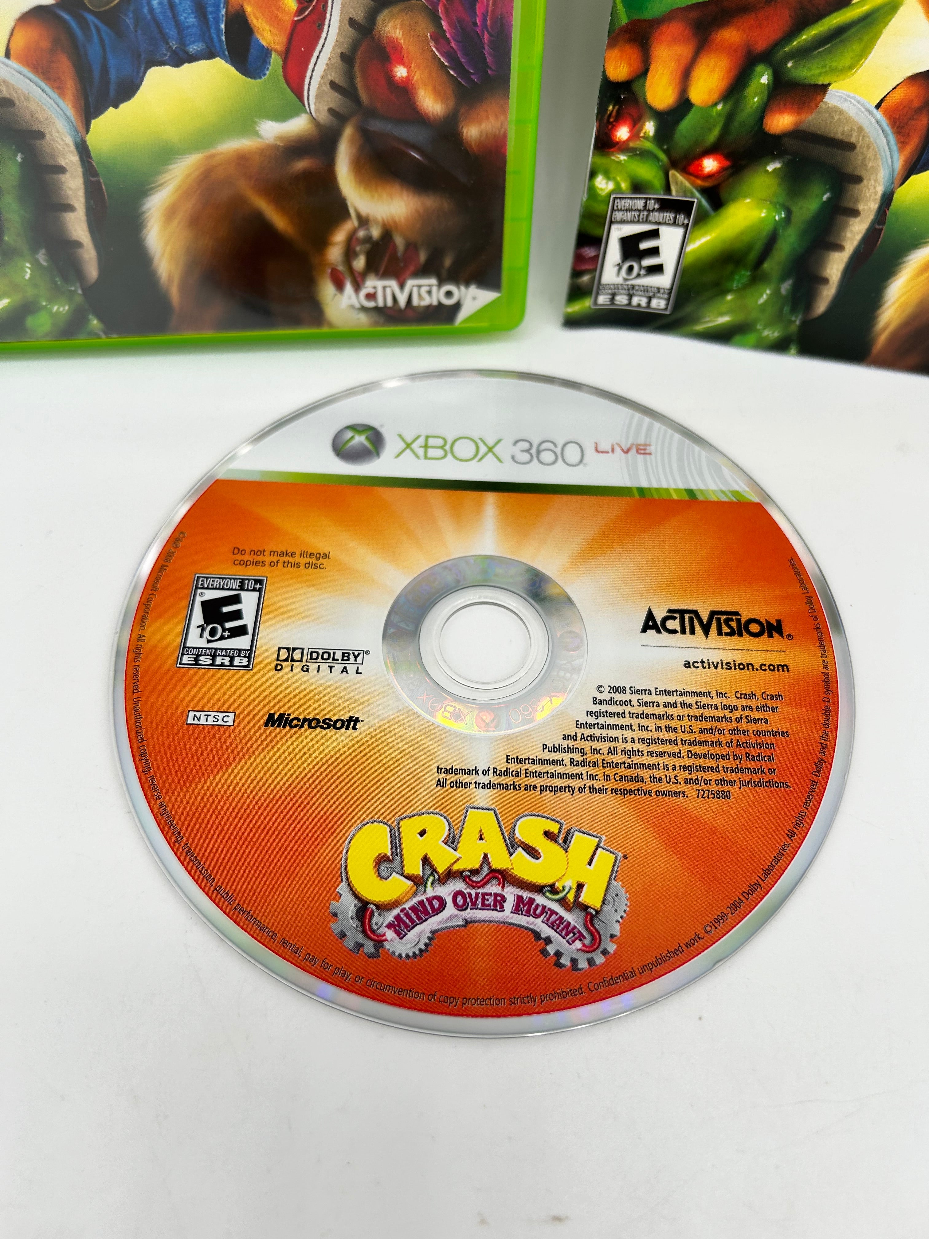 Microsoft XBOX 360 | CRASH MiND OVER MUTANT – PiXEL-RETRO.COM
