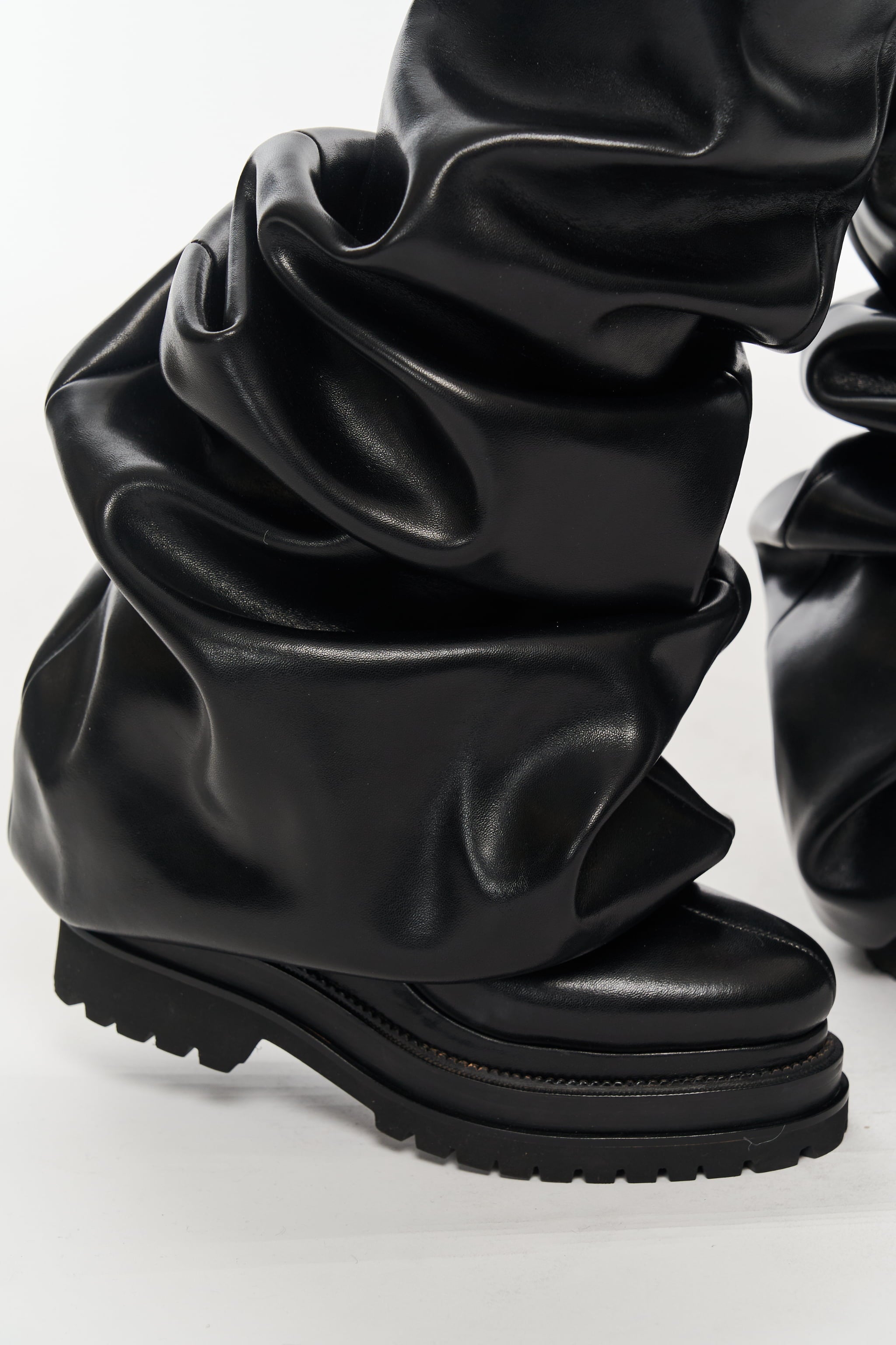 Melted Wedge Boots – POOLDE