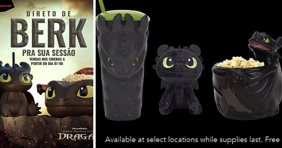実写版『ヒックとドラゴン』、ポップコーンバケツ・限定グッズがMarcus