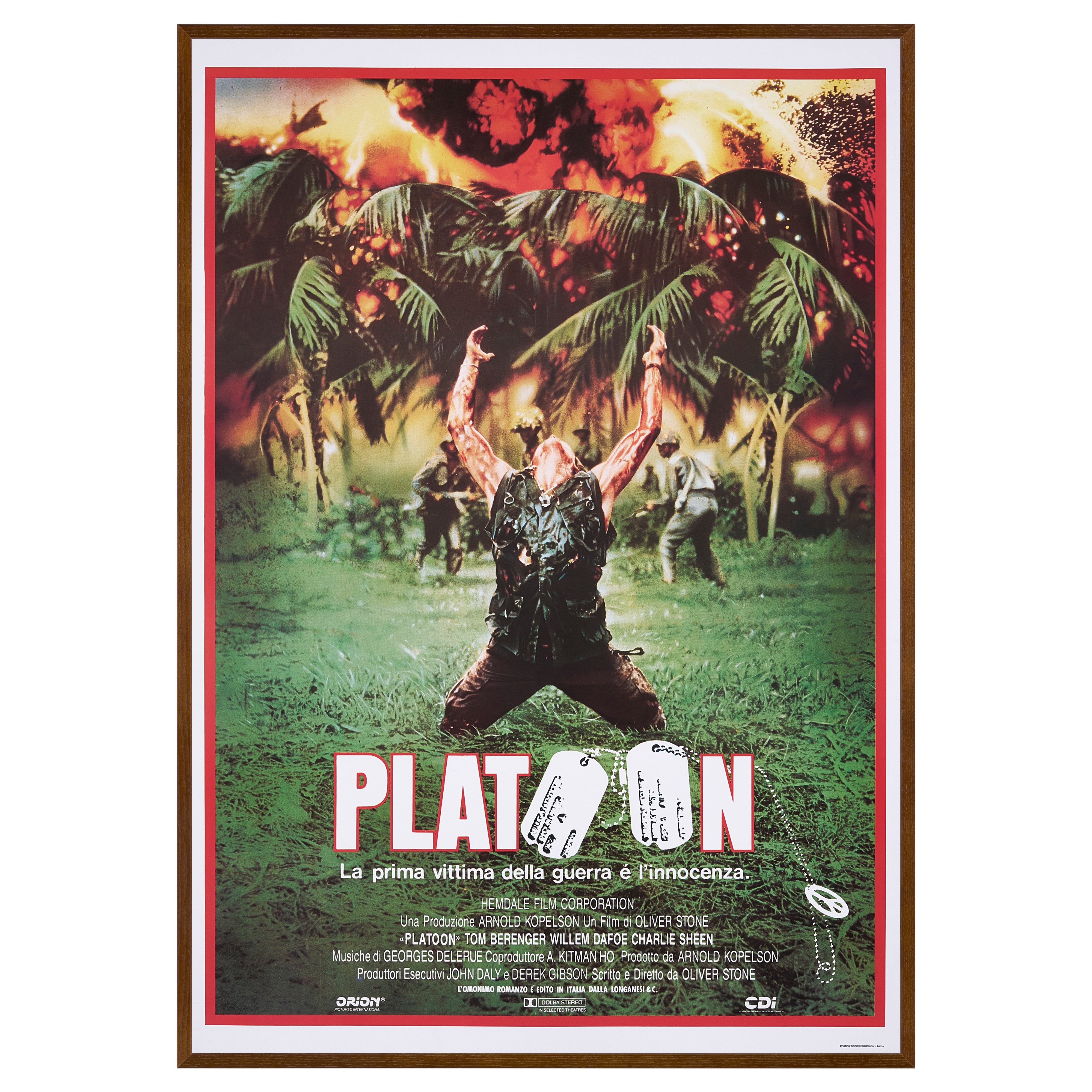 限定2枚】PLATOON（プラトーン）1986 / 映画ポスター | POP ART BANANAS