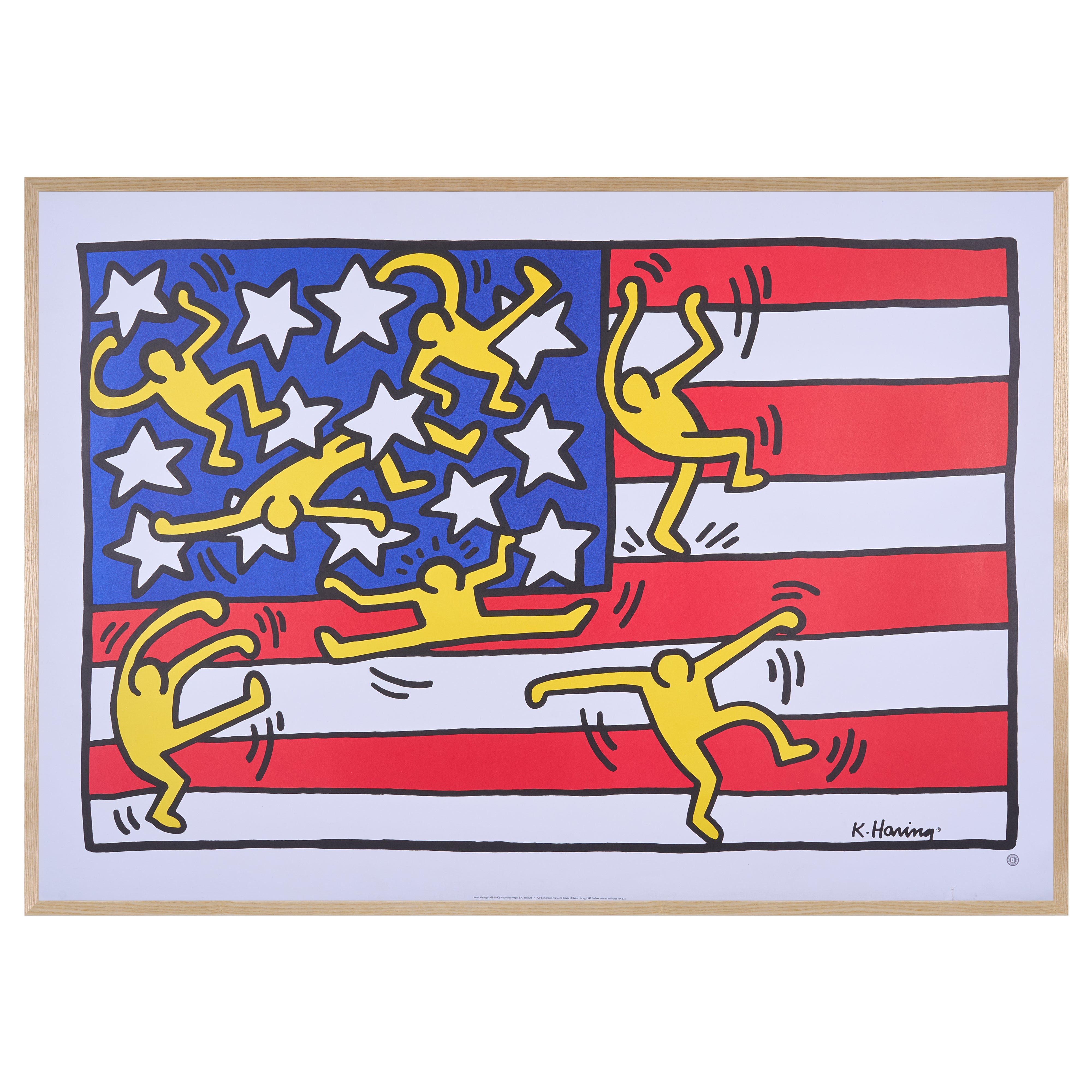 限定10枚】Untitled (American Flag) 1992 / キース・へリング | POP