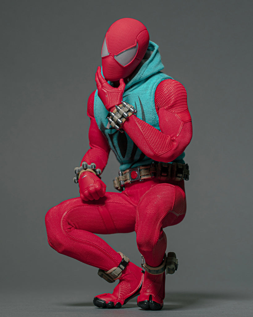 Hot Toys VGM34 Spiderman PS4 Scarlet Spider Suit 1/6 Scale