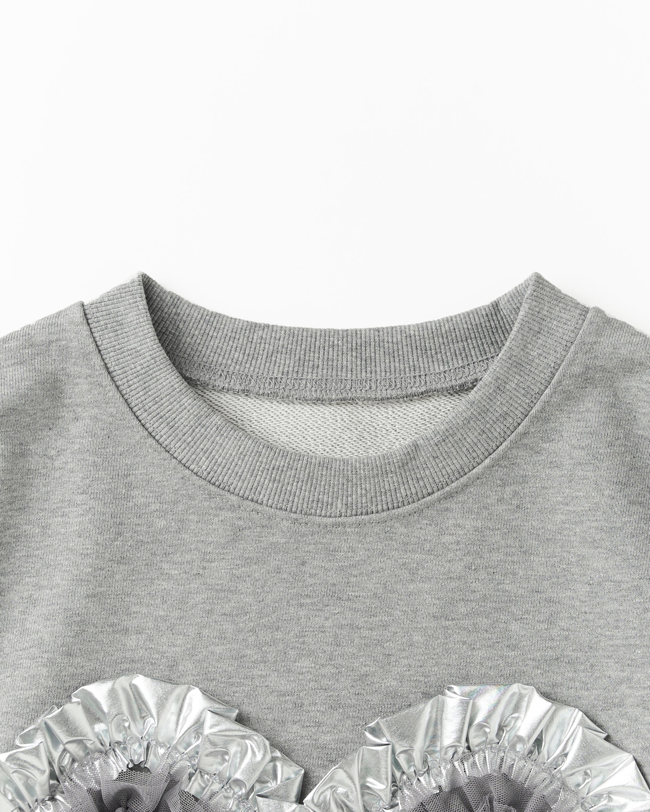 Heart tulle sweatshirt