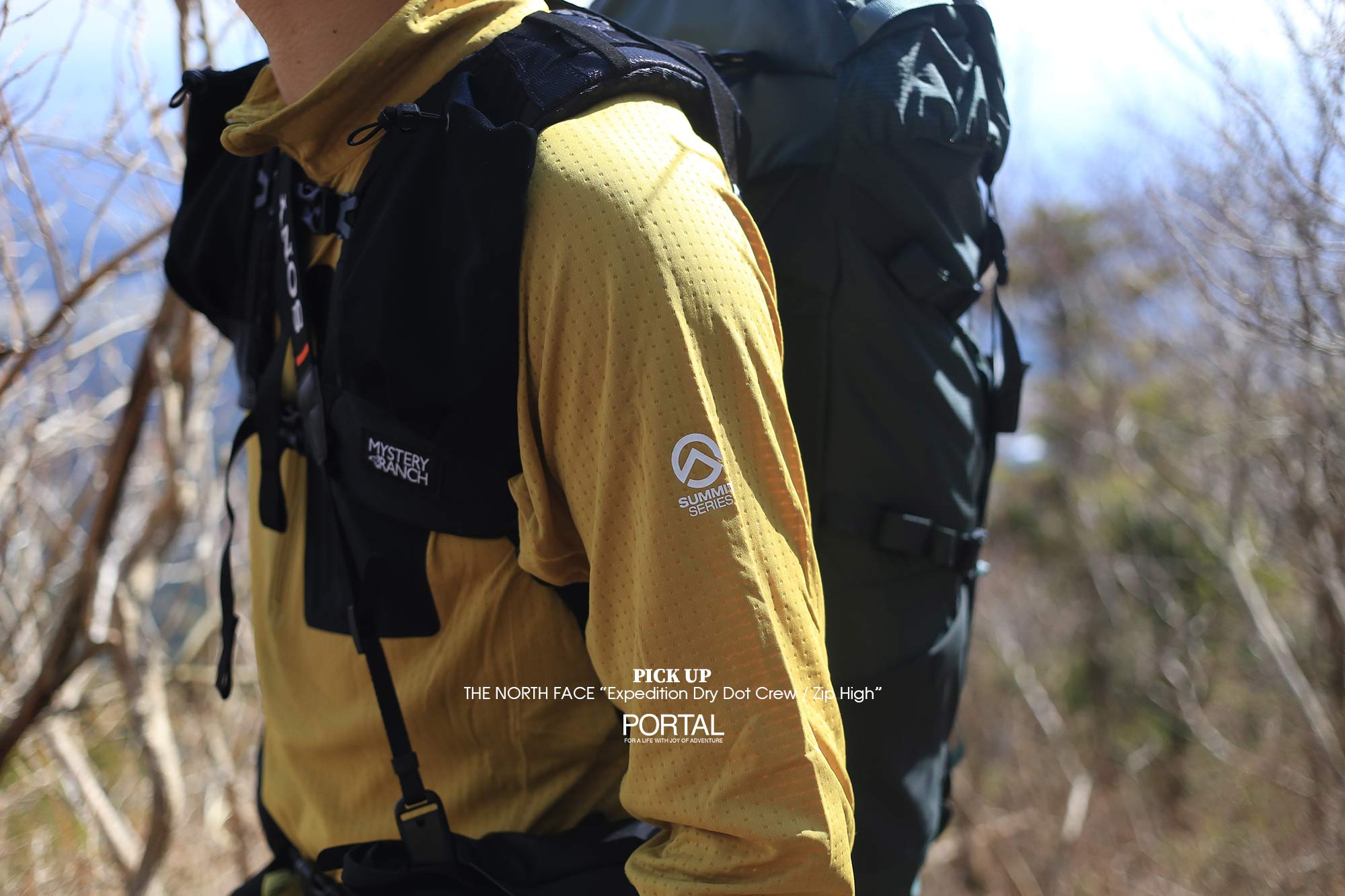 PICK UP】THE NORTH FACE “Expedition Dry Dot Crew / Zip High