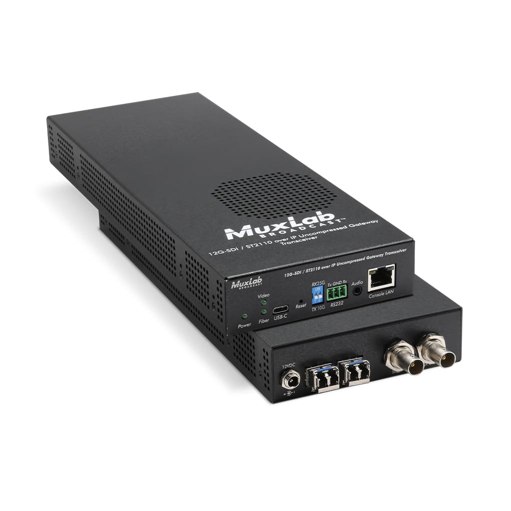 12G-SDI/ST2110 over IP Gateway TRX - Muxlab Dealer Portal