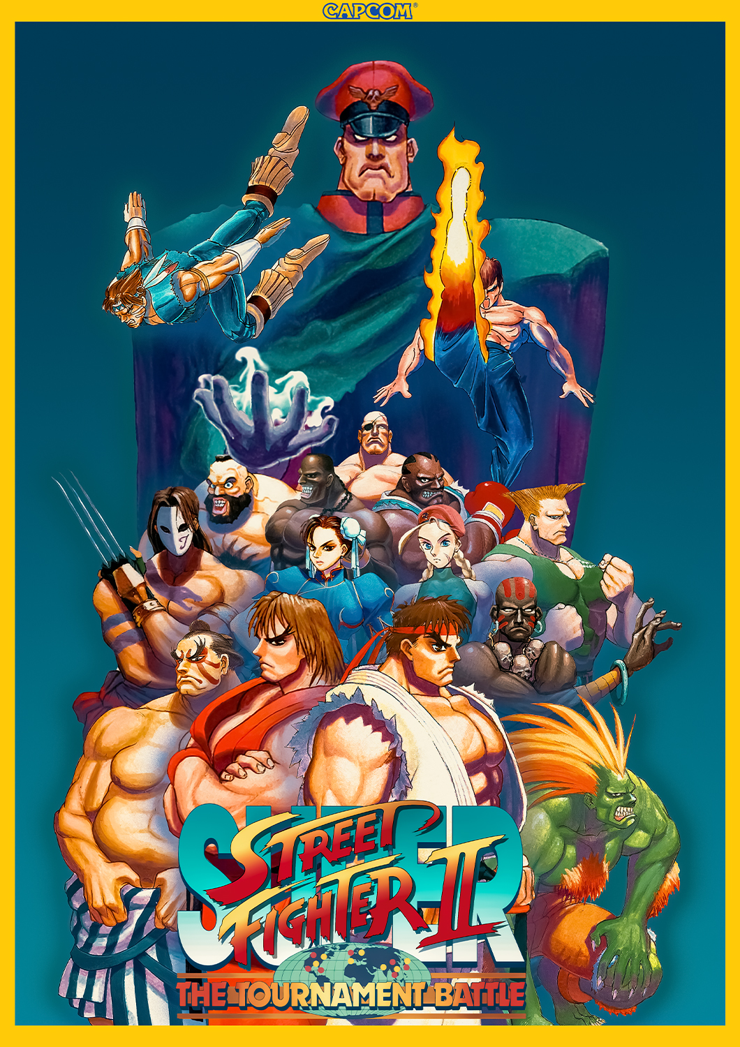 ポスター カプコン/CAPCOM スーパーストリートファイターII X/SUPER