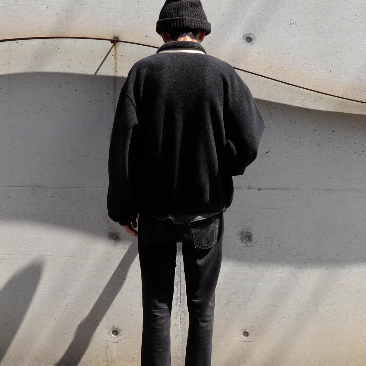 POST JUNK / 90's POLO RALPH LAUREN USA製 ブラック フリース