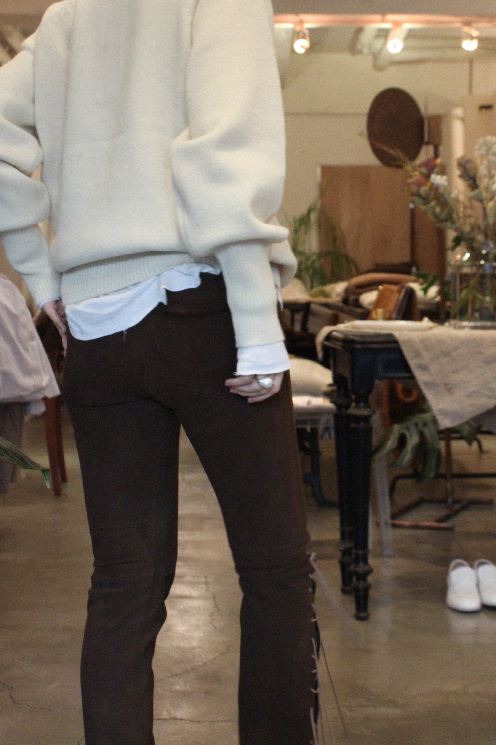 AURALEE - HARD TWIST MERINO KNIT BIG POLO: VIOLA STELLA women's blog