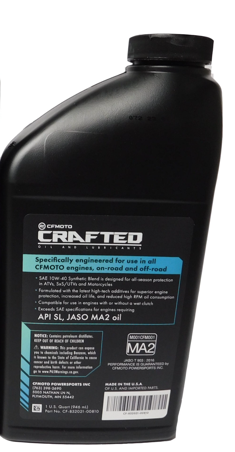 2023-2026 CF-Moto Ibex800/800NK Oil Change Kit CF-852021-00815