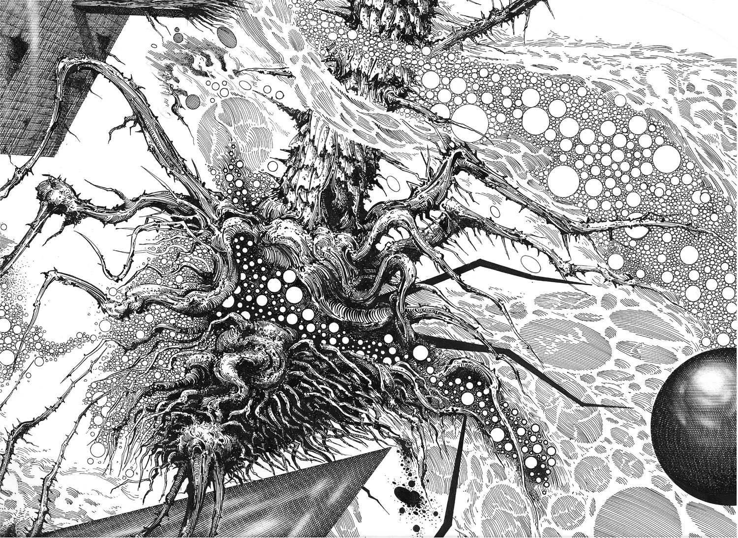 Fish, fiends, and fantasy: the gothic art of Ian Miller | The Verge