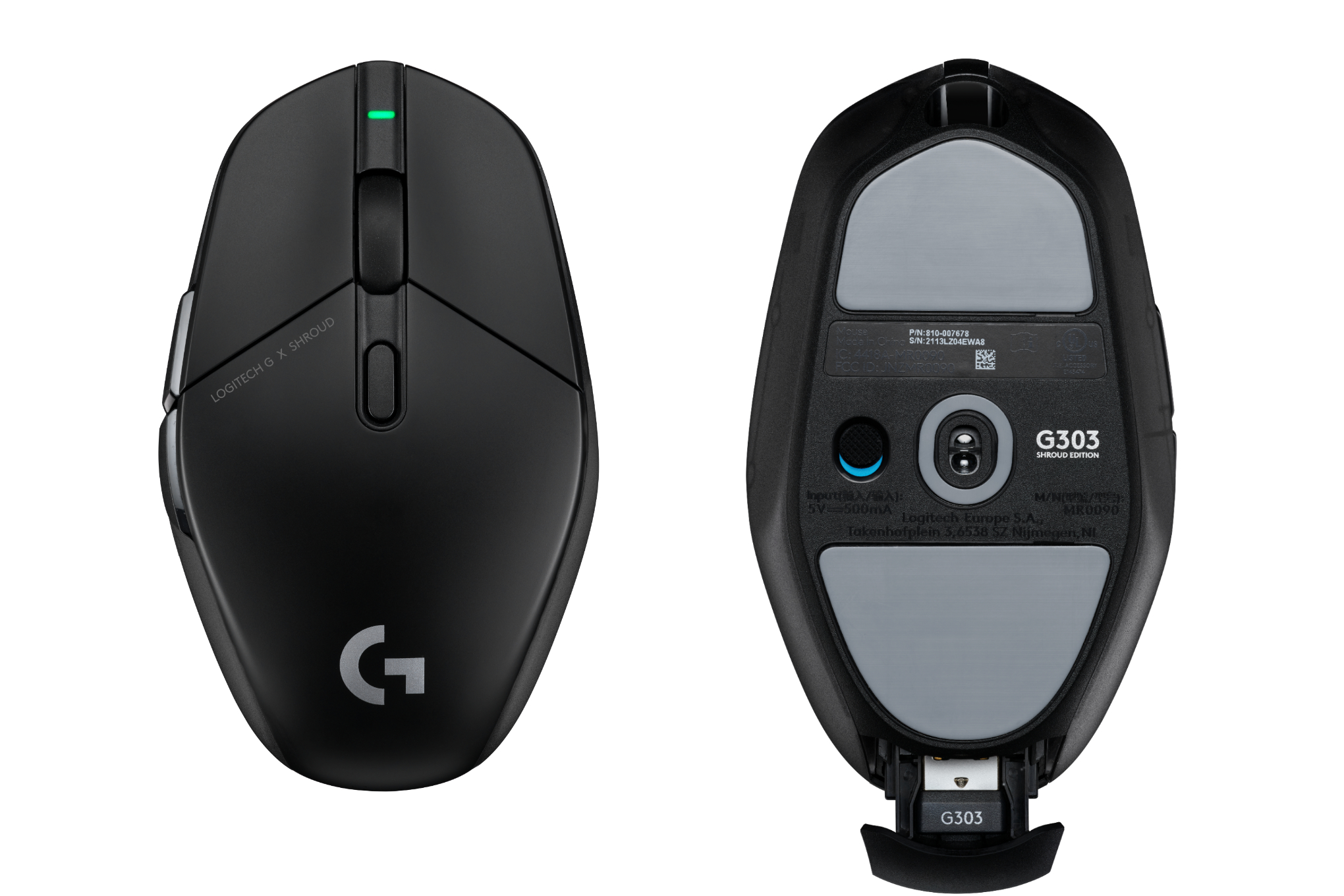 Logitech's new wireless G303 mouse was designed alongside Shroud