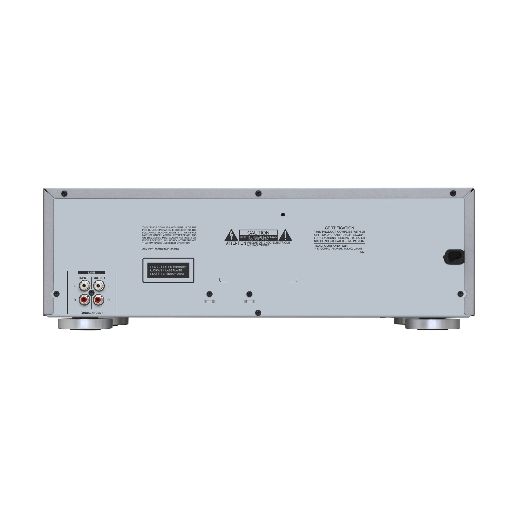 TEAC AD-850-SE Cassette Deck CD Player - Black – Playback Distribution