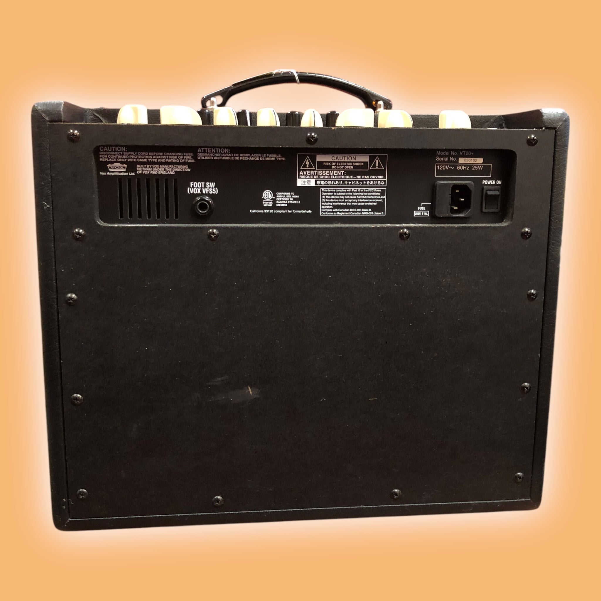Vox Valvetronix VT20+ – Player's Gear