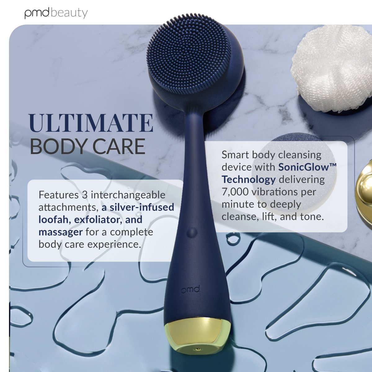 Body Cleansing Brush - Ultimate Exfoliator Tool | PMD Beauty