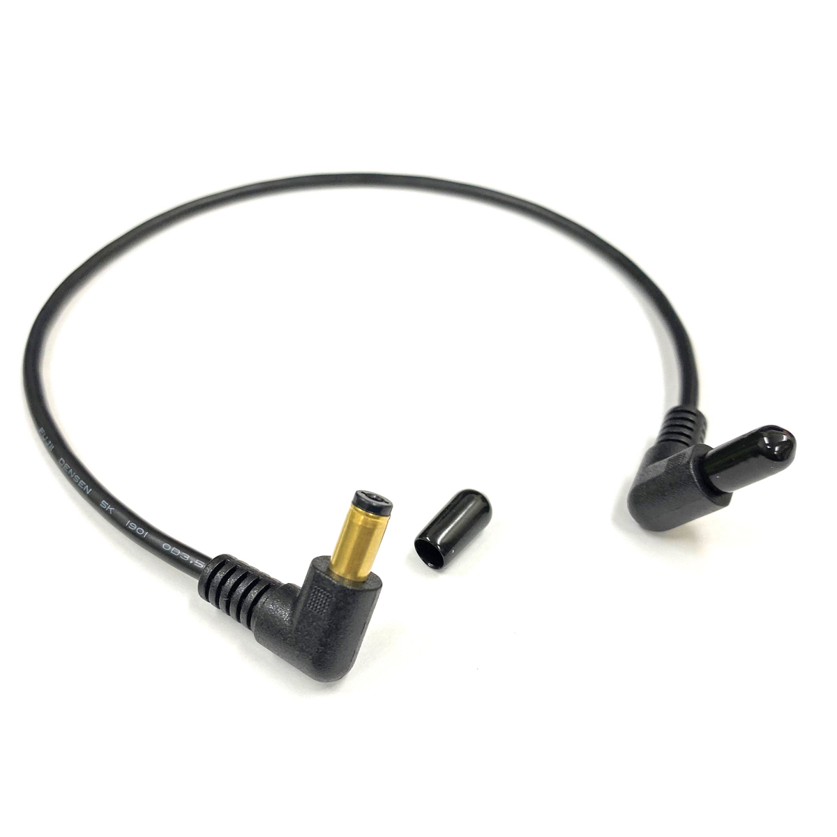 これぞ本物の音！オール非メッキ！）エフェクター用 DCケーブル・両端L