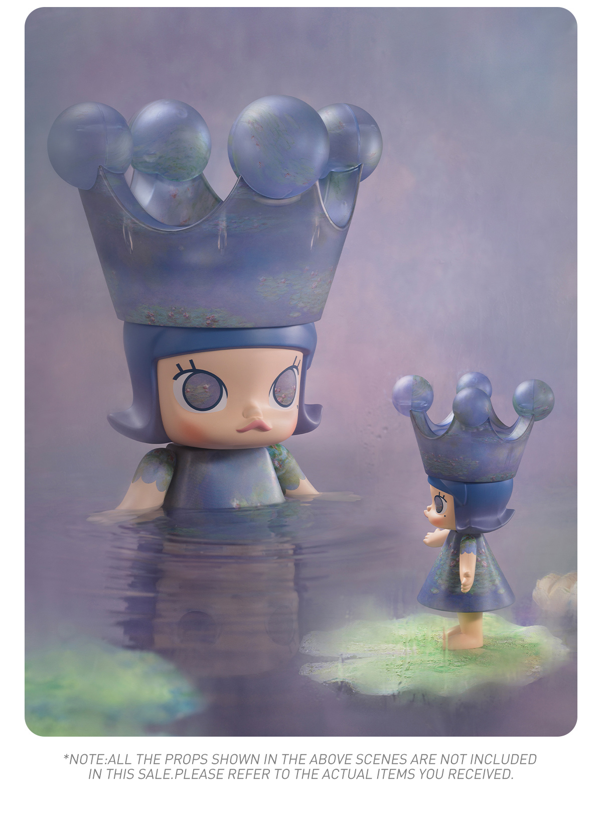 MEGA ROYAL MOLLY 400% Monet-Les Nymphéas - POP MART (France)