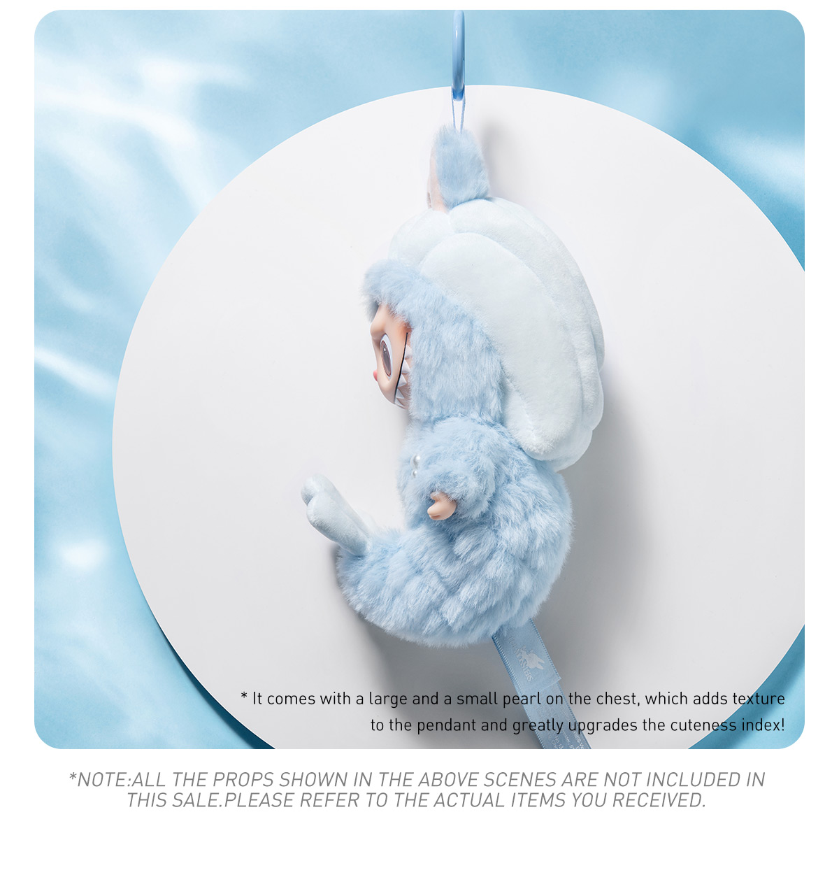 LABUBU HIDE AND SEEK IN SINGAPORE SERIES-Vinyl Plush Doll Pendant