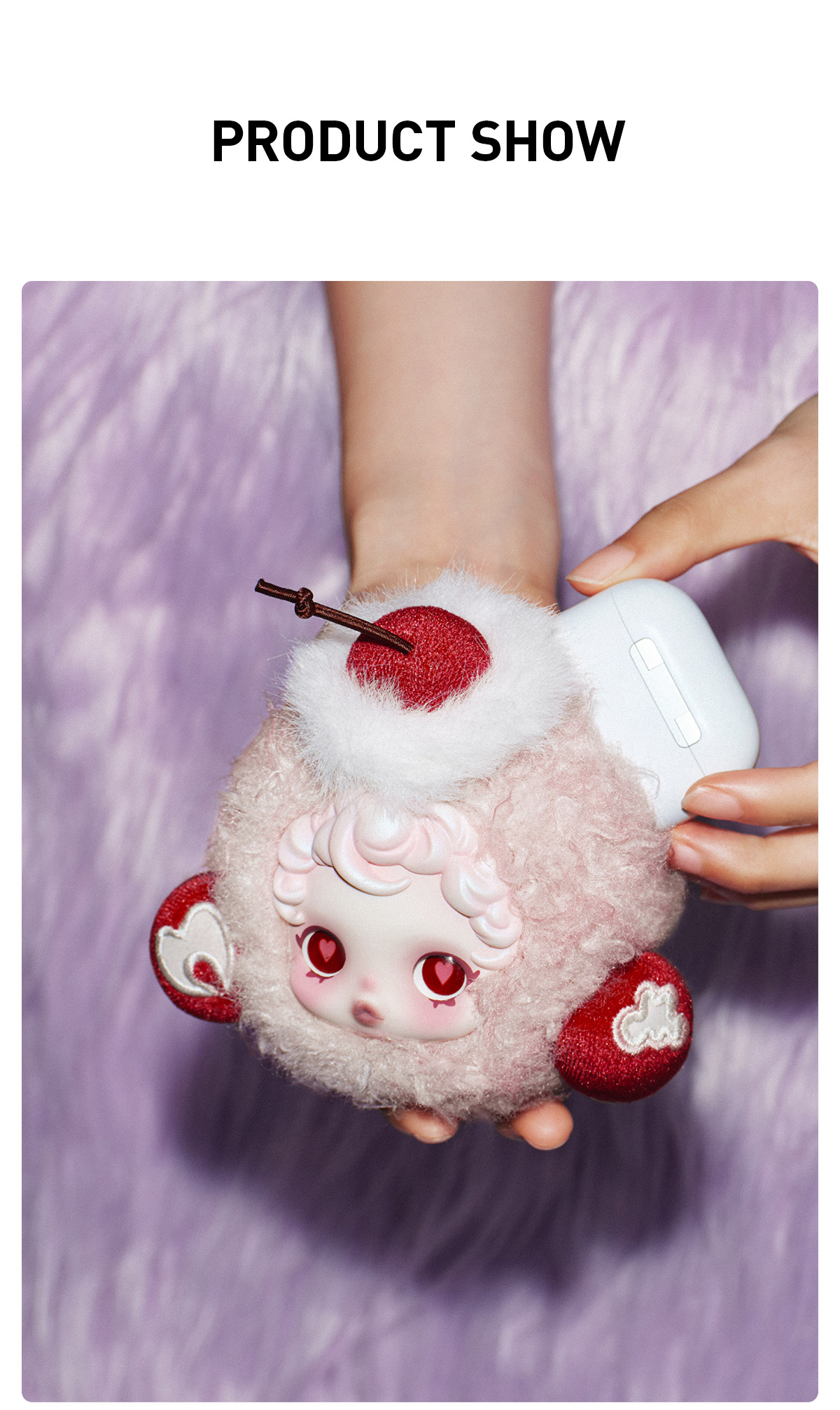 SKULLPANDA You Found Me！Series Earphone Bag-Moldy Muffin - POP