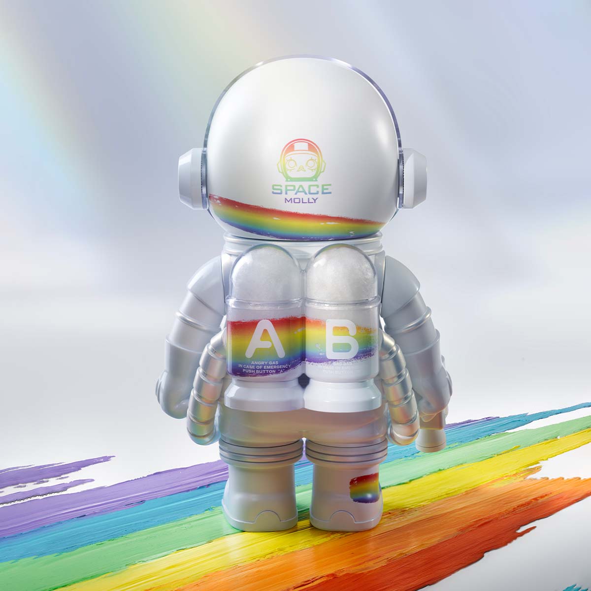 MEGA SPACE MOLLY 400% Rainbow | All MEGA - POP MART (United States)