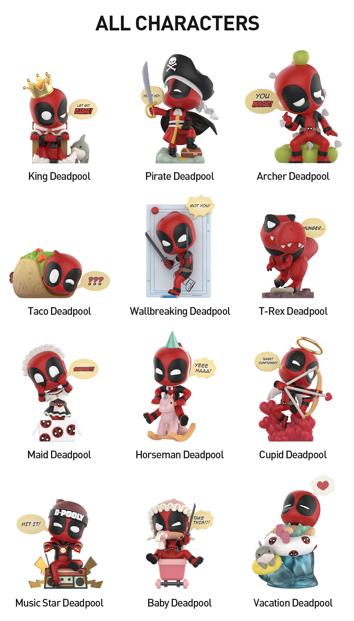 POP NOW:Marvel Deadpool Series Figures - POP MART (United States)