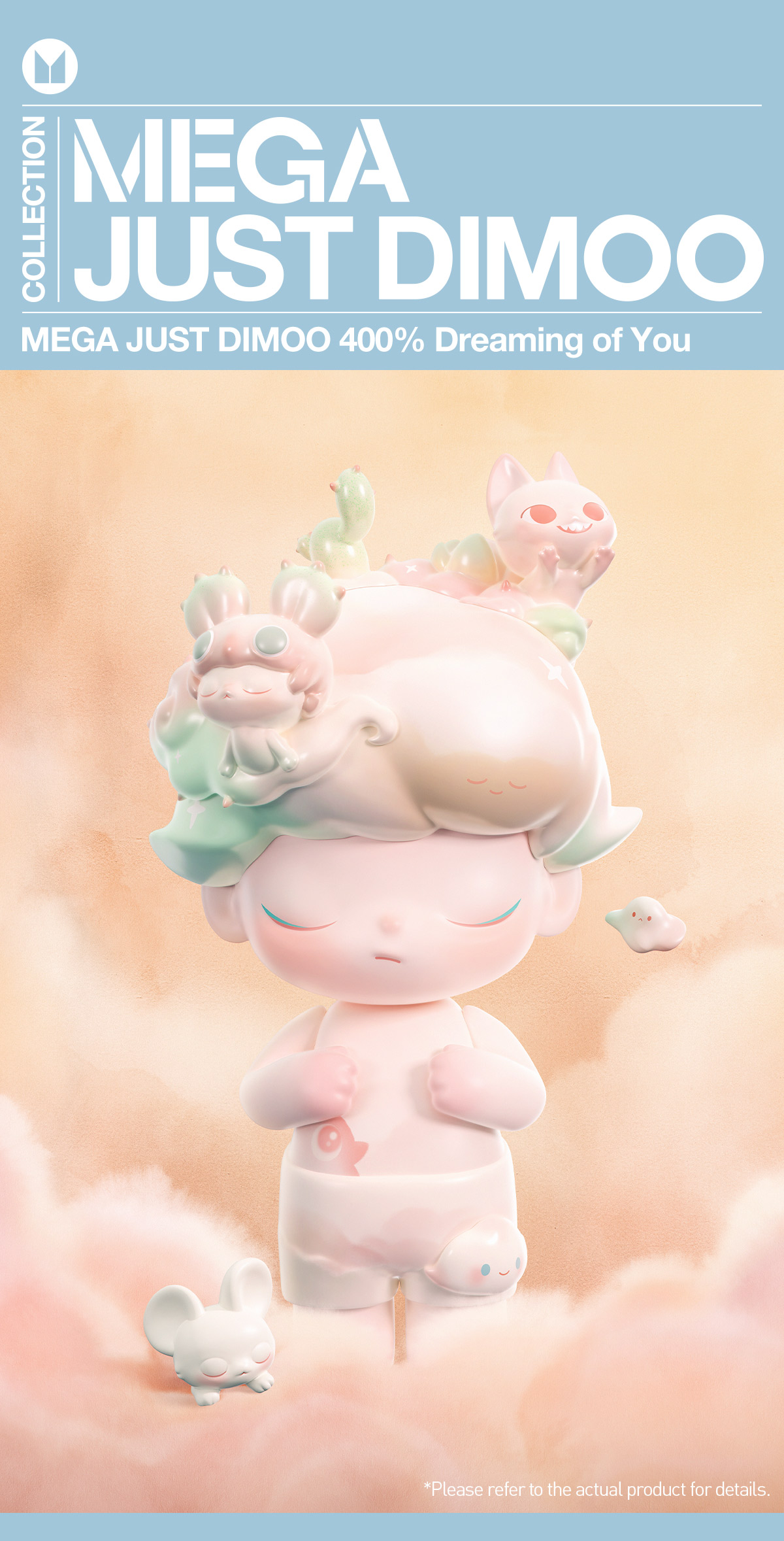 MEGA JUST DIMOO 400% Dreaming of You - POP MART (United States)