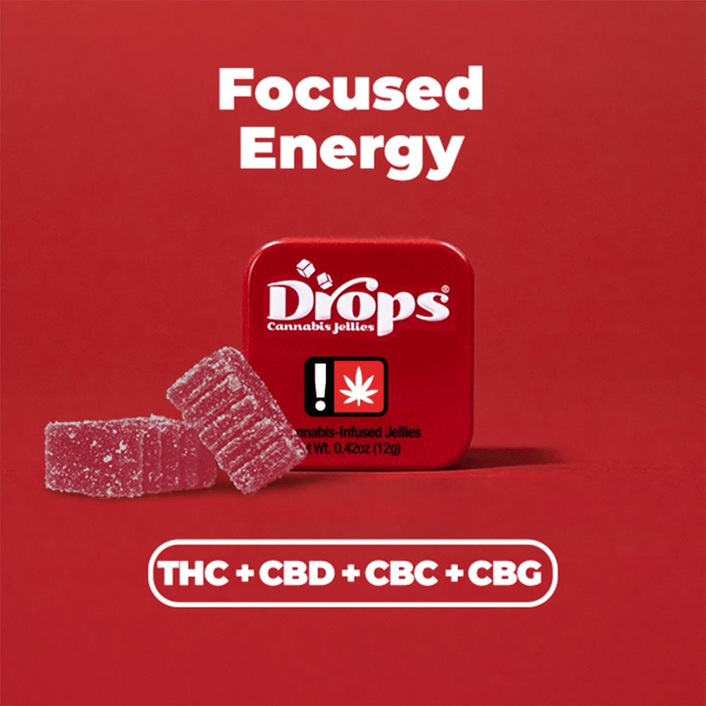 Cranberry 2-Piece [Focused Energy] (1:1:1:1) | Drops | Cannabis