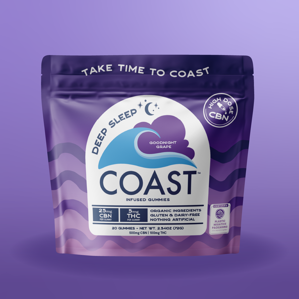 Shop DEEP SLEEP I Goodnight Grape Gummies I 25:5 CBN:THC | Flower