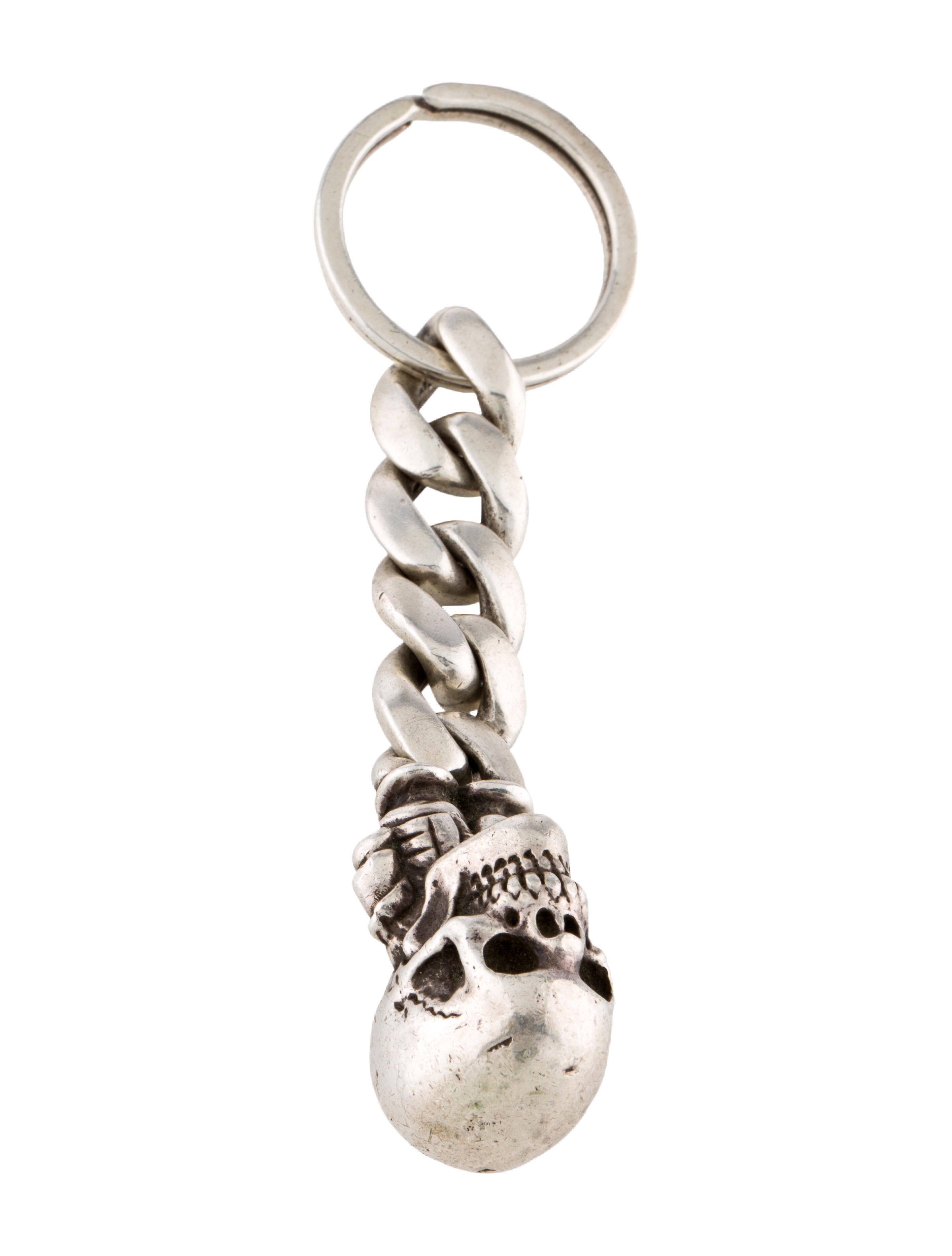 Chrome Hearts Joe Foti Delphino Keychain - Silver Keychains